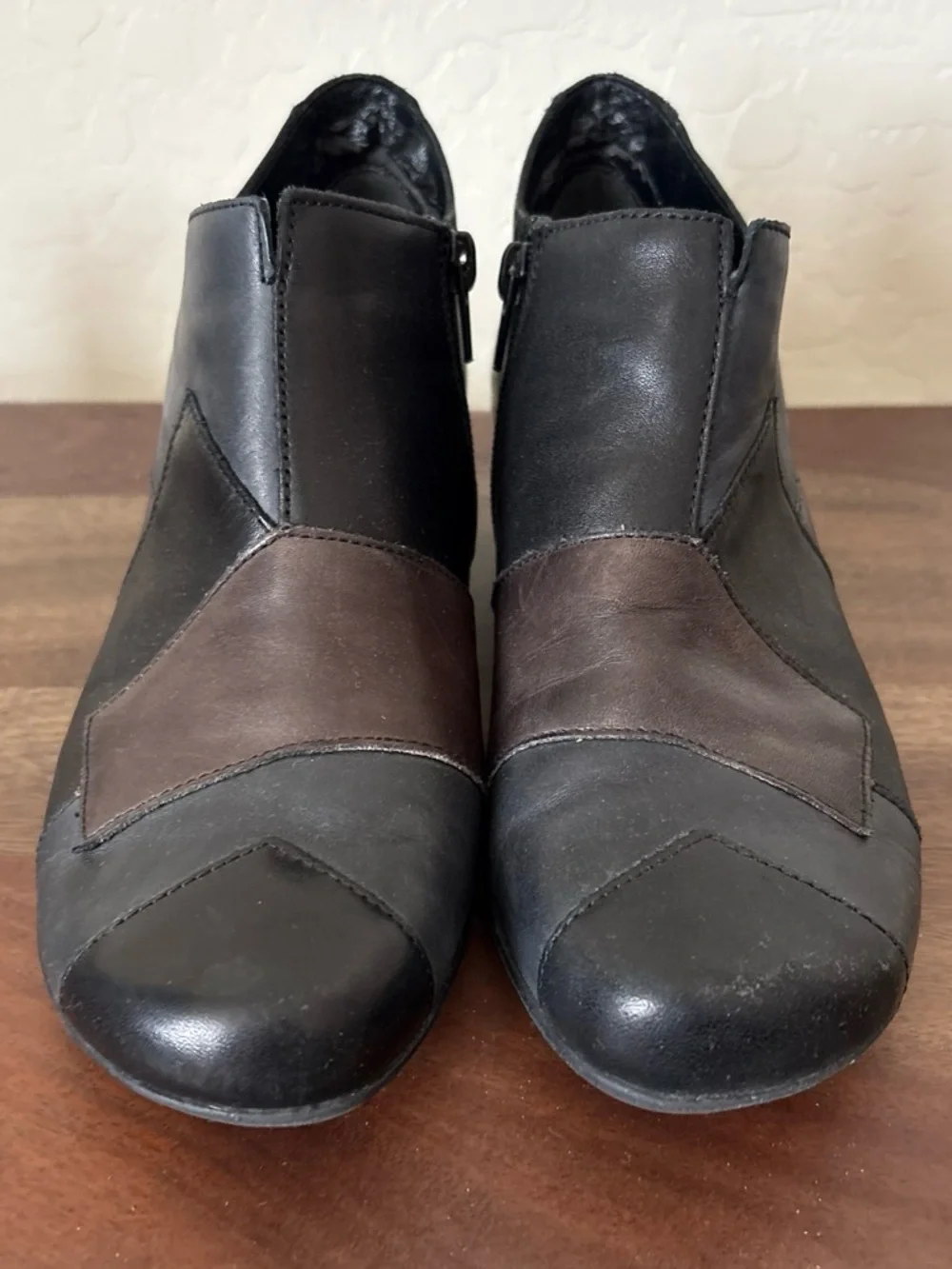 Remonte Patchwork leather Ankle Boots (Style R8370 / D7386),